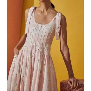 Hunter Bell Braden Dress in Abstract Coral